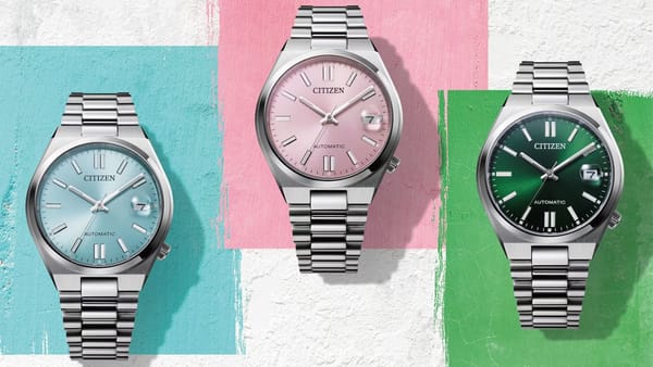 Citizen Unveils New Tsuyosa 37mm Collection in Ice Blue, Pastel Pink, and Dark Green