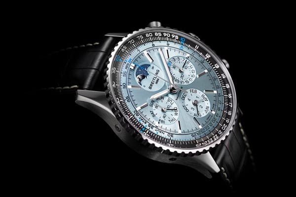 The Breitling Navitimer B19 Chronograph 43 Perpetual Calendar in Steel